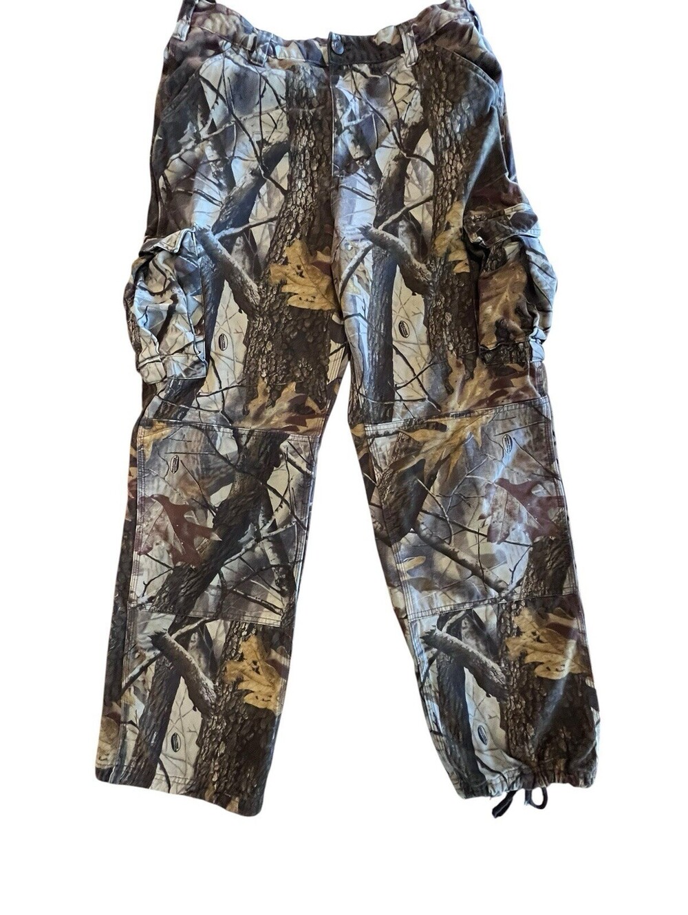 Walls Camo Pants Mens Sz Med Cargo Realtree Hardwood Adj Waist 3069.3